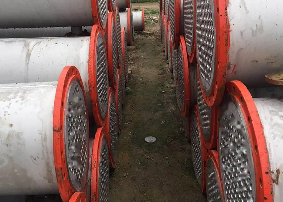 مبادل حراري مستعمل من نوع الغلاف والأنابيب لخدمة الماء والبخار الصناعية — SIGMA Process Equipment